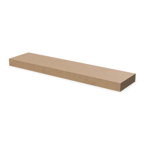 FLS42 cabinet in Shaker Driftwood, angle view