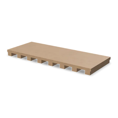 GL-30 cabinet in Shaker Driftwood, angle view
