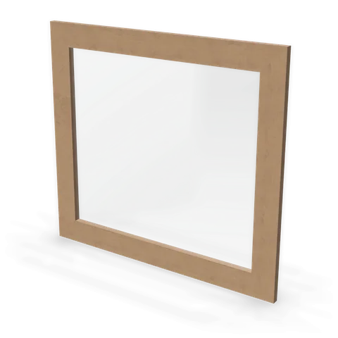 M3027 cabinet in Shaker Driftwood, angle view
