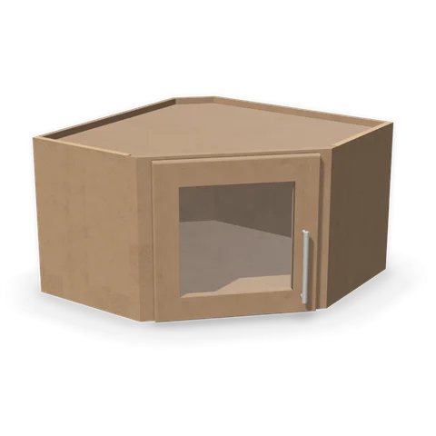 PGDWDC2415 cabinet in Shaker Driftwood, angle view