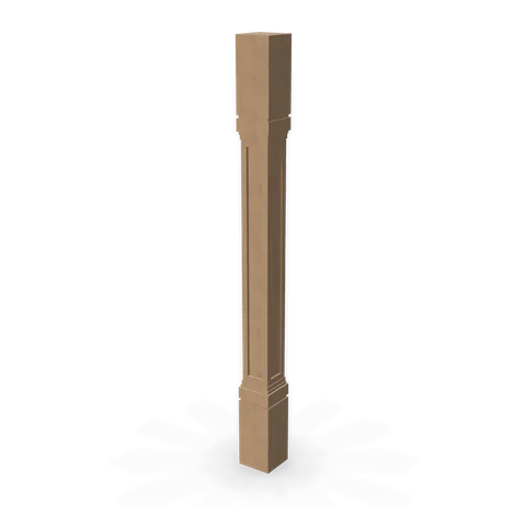 SP336 cabinet in Shaker Driftwood, angle view
