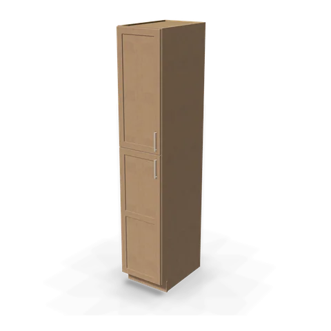 TP189627 cabinet in Shaker Driftwood, angle view