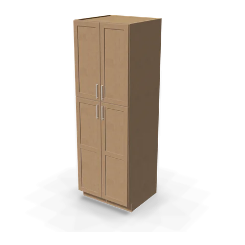 TP309027 cabinet in Shaker Driftwood, angle view