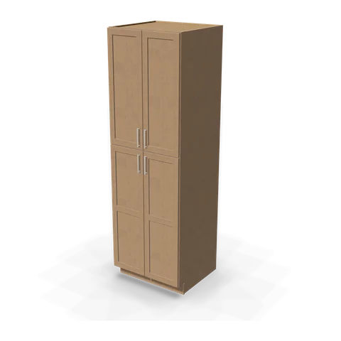 TP309627 cabinet in Shaker Driftwood, angle view