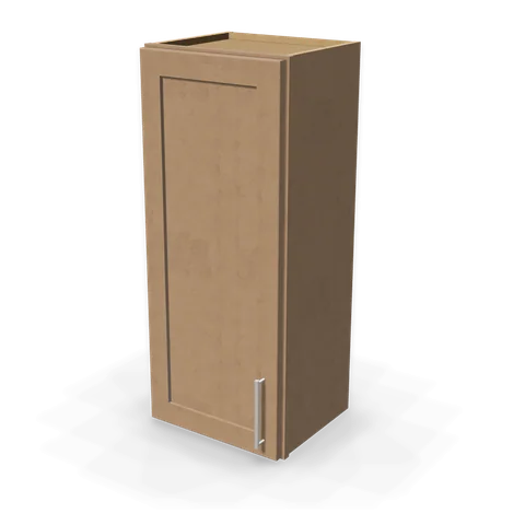 W1536 cabinet in Shaker Driftwood, angle view