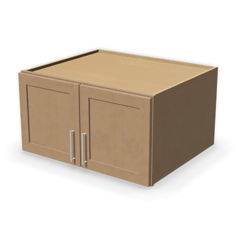W331827 cabinet in Shaker Driftwood, angle view