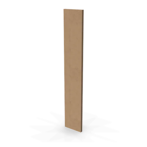 WF636 cabinet in Shaker Driftwood, angle view