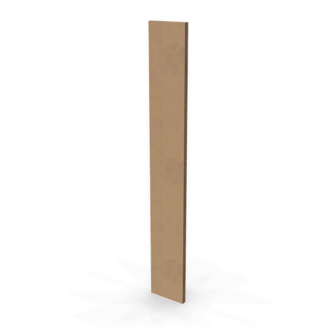 WF642 cabinet in Shaker Driftwood, angle view