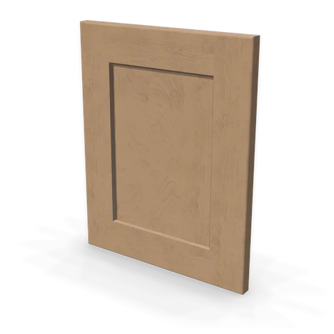WP-W15 cabinet in Shaker Driftwood, angle view