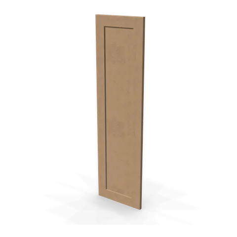 WP-W42 cabinet in Shaker Driftwood, angle view