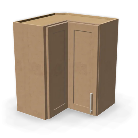 WPC2430 cabinet in Shaker Driftwood, angle view