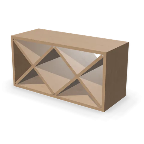 WR3015 cabinet in Shaker Driftwood, angle view