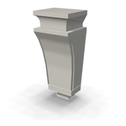 CMCB cabinet in Shaker Light Gray, angle view