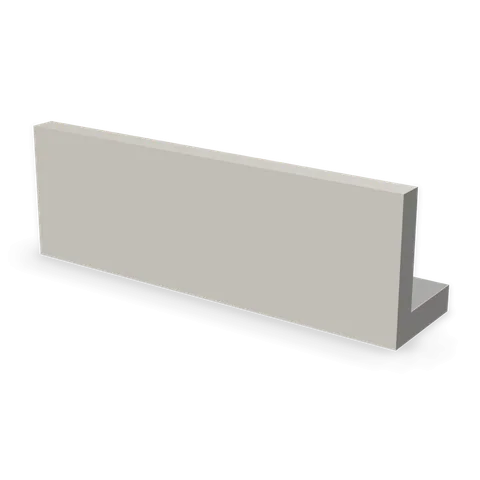 CMR4 cabinet in Shaker Light Gray, angle view