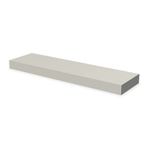 FLS36 cabinet in Shaker Light Gray, angle view