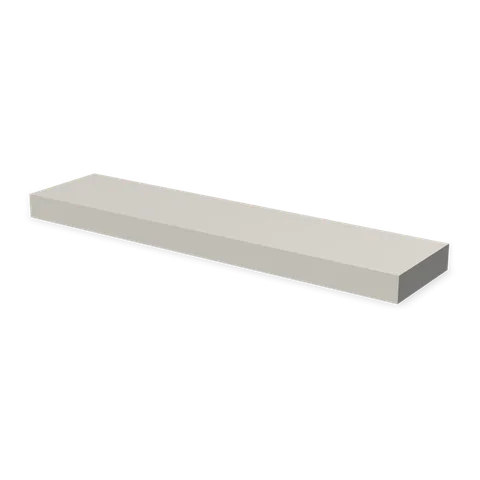 FLS42 cabinet in Shaker Light Gray, angle view