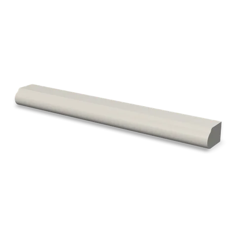 LRM cabinet in Shaker Light Gray, angle view
