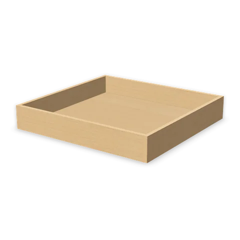 RD30TP cabinet in Shaker Light Gray, angle view