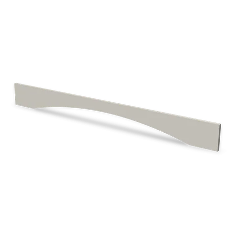 VAR54 cabinet in Shaker Light Gray, angle view
