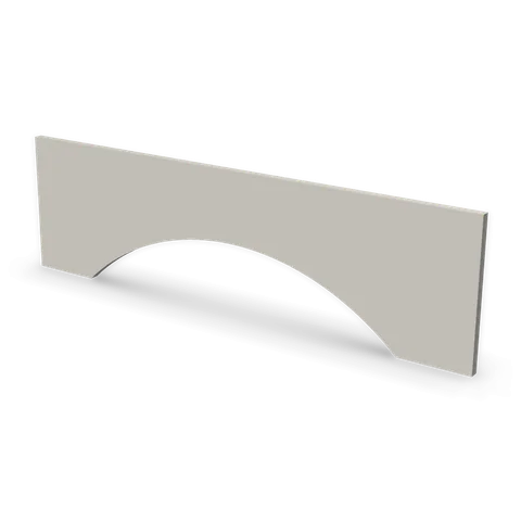VARP42 cabinet in Shaker Light Gray, angle view