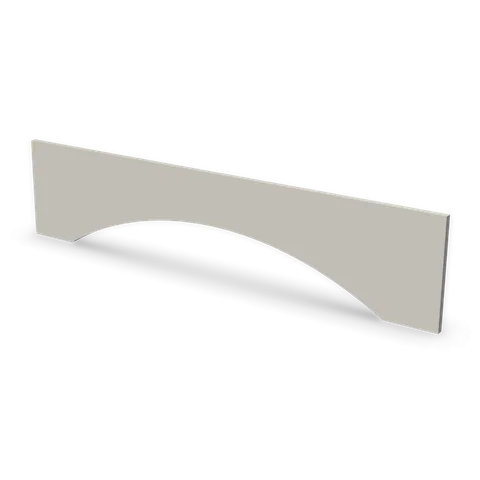 VARP54 cabinet in Shaker Light Gray, angle view