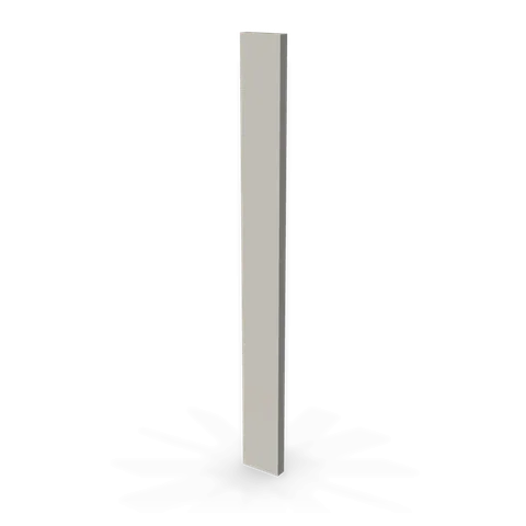 WF330 cabinet in Shaker Light Gray, angle view