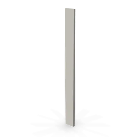 WF336 cabinet in Shaker Light Gray, angle view