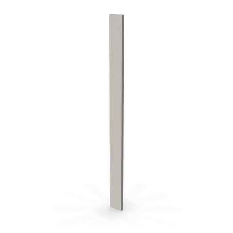 WF342 cabinet in Shaker Light Gray, angle view