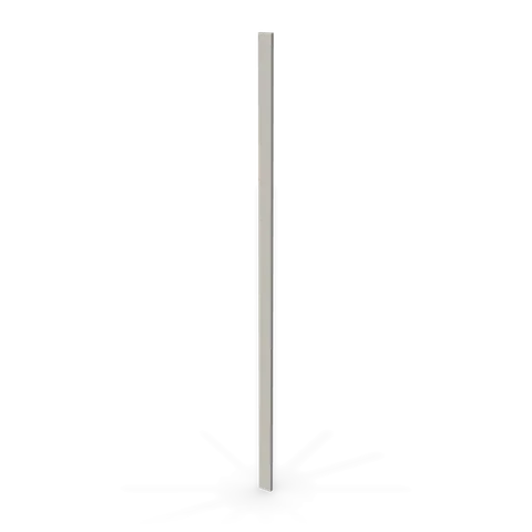 WF396 cabinet in Shaker Light Gray, angle view