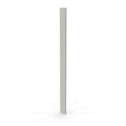 WF696 cabinet in Shaker Light Gray, angle view
