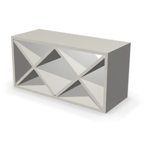 WR3015 cabinet in Shaker Light Gray, angle view