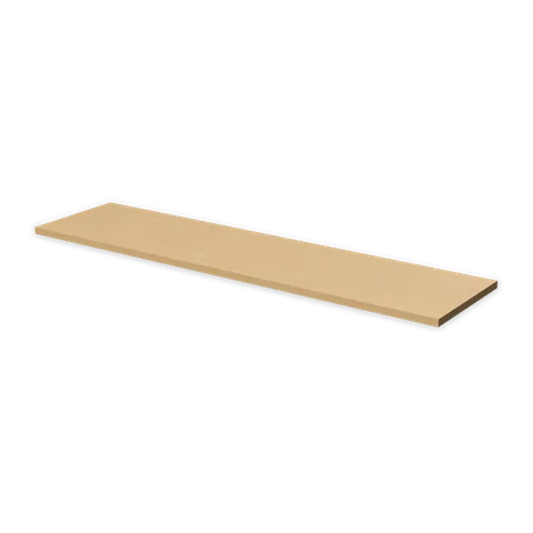 BCTP9825-1 1/2 cabinet in Shaker White, angle view