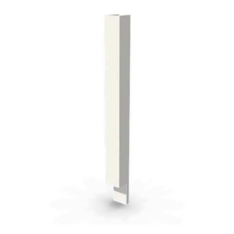 BF3 cabinet in Shaker White, angle view