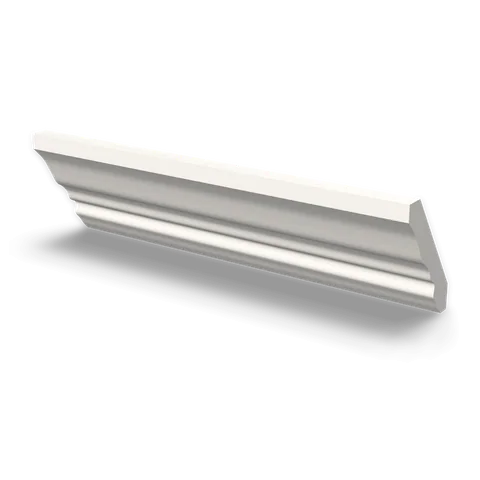 CM6 cabinet in Shaker White, angle view
