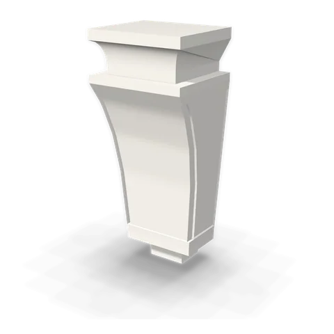 CMCB cabinet in Shaker White, angle view
