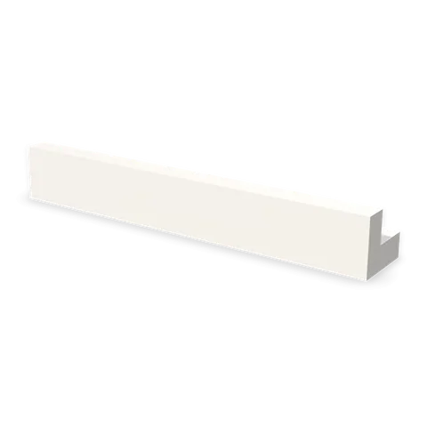 CMR2 cabinet in Shaker White, angle view