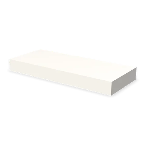 FLS24 cabinet in Shaker White, angle view