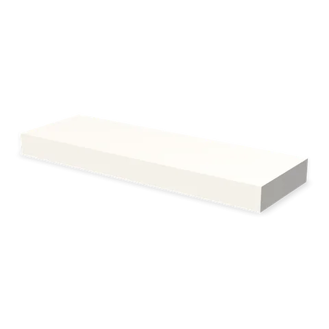 FLS30 cabinet in Shaker White, angle view
