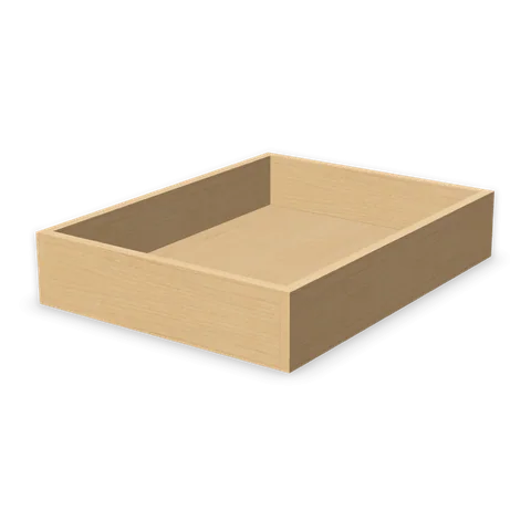 RD21 cabinet in Shaker White, angle view