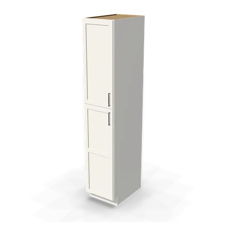 TP189627 cabinet in Shaker White, angle view