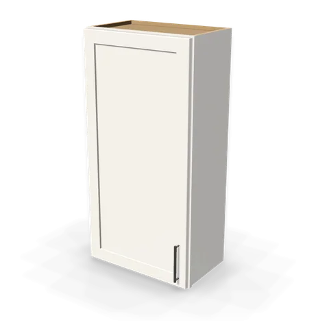 W2142 cabinet in Shaker White, angle view
