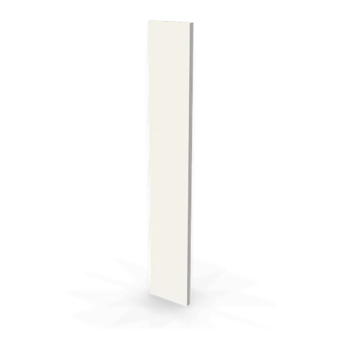 WF636 cabinet in Shaker White, angle view