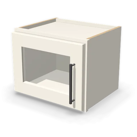 W1512GD cabinet in Shaker Soft White