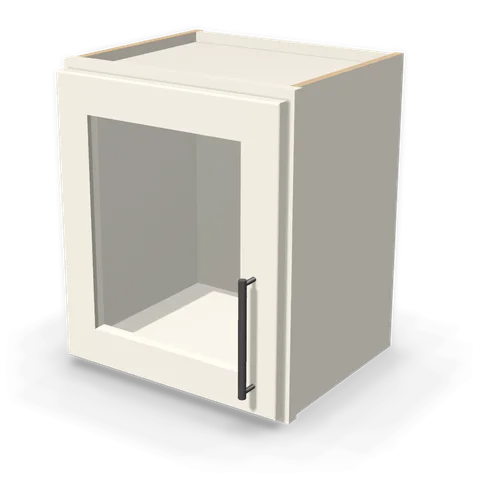 W1518GD cabinet in Shaker Soft White