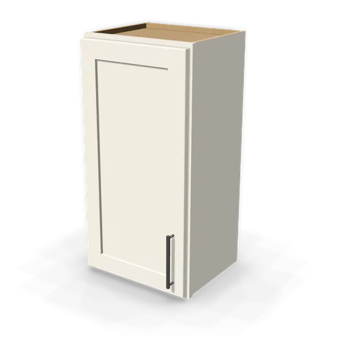 W1530 cabinet in Shaker Soft White