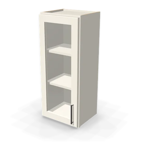 W1536GD cabinet in Shaker Soft White