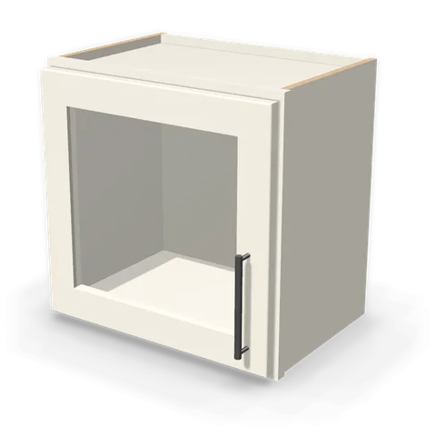 W1818GD cabinet in Shaker Soft White