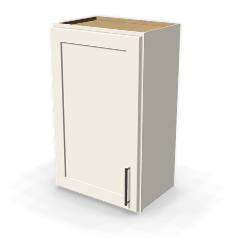 W1830 cabinet in Shaker Soft White
