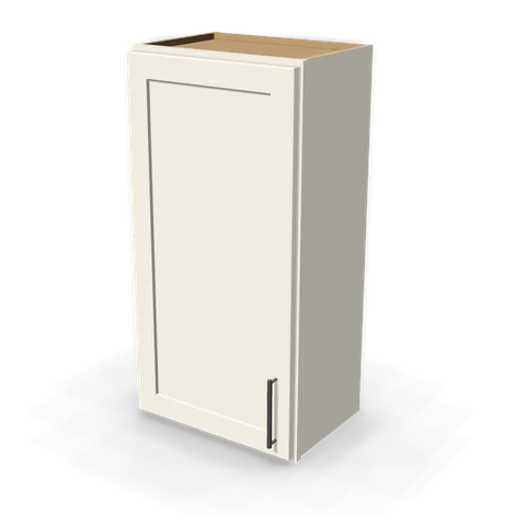 W1836 cabinet in Shaker Soft White