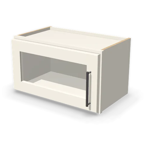 W2112GD cabinet in Shaker Soft White